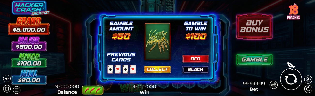 Hacker Crash Jackpot demo